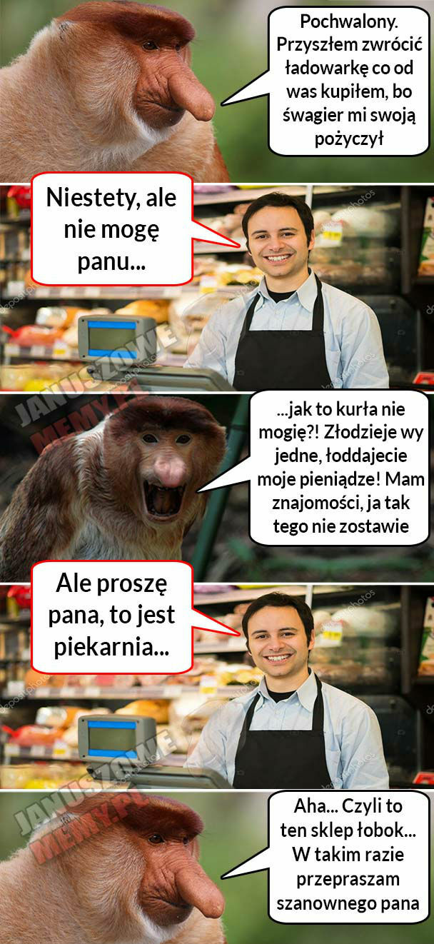 Kiedy Janusz chce zwrócić produkt 