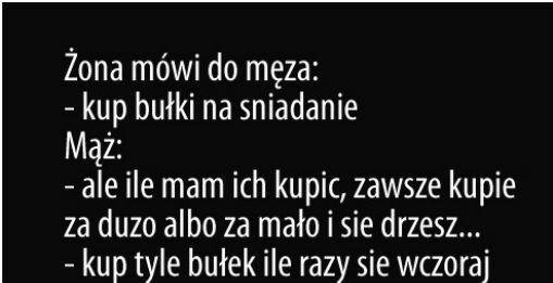 Mąż i bułki 
