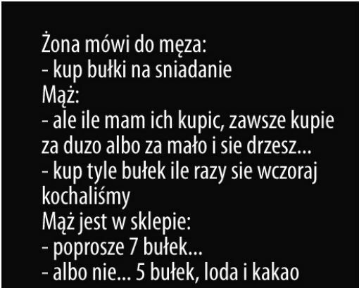Mąż i bułki 