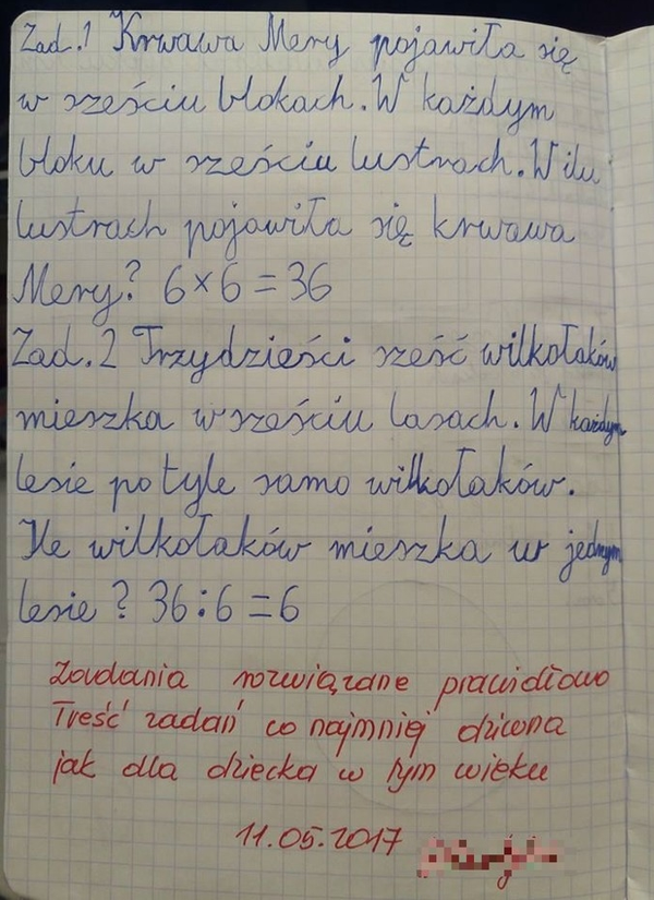 Dziwna treść zadania 