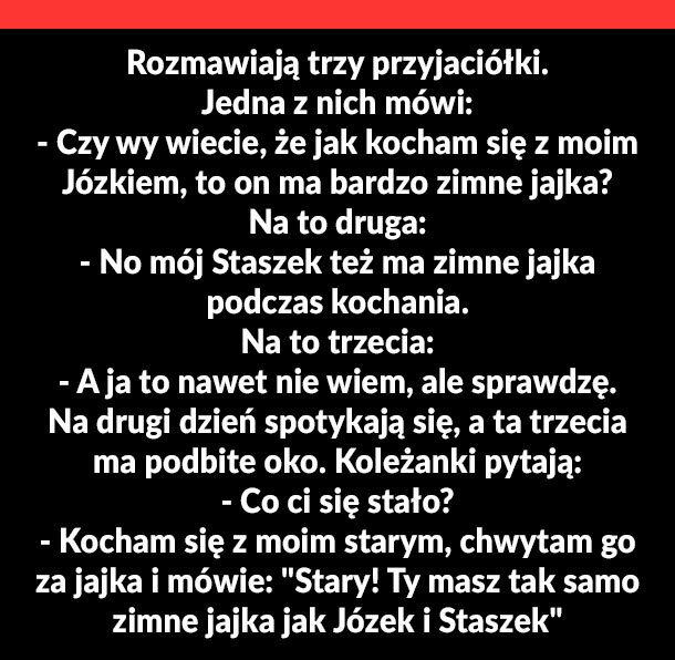 Kiedy facet ma zimne...