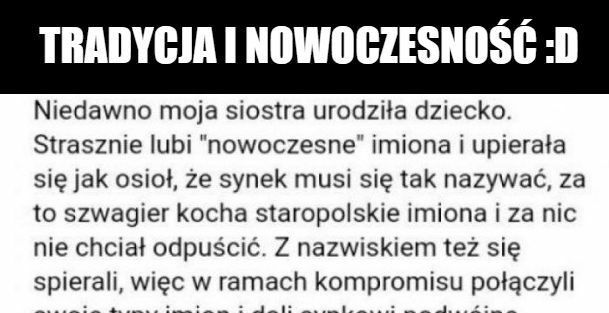 Tradycja i nowoczesność 