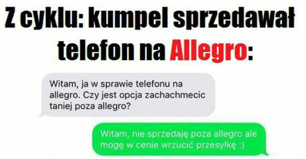 Tak wygląda sprzedaż telefonu na Allegro 
