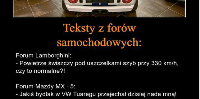 Teksty z forów samochodowych 