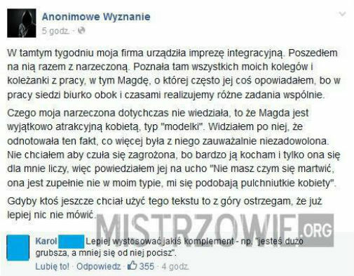 Najgorszy tekst na pocieszenie 