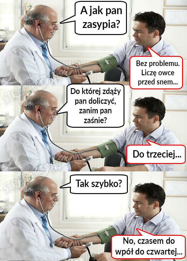 Jak Pan zasypia? 
