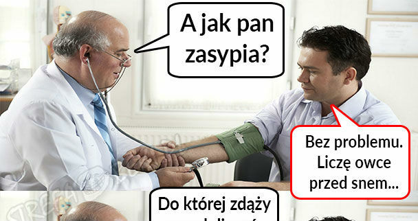 Jak Pan zasypia? 