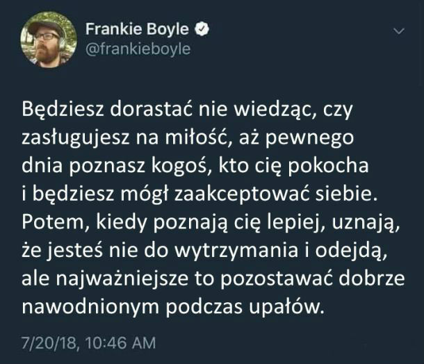 Pamiętajcie o tym, co naprawdę ważne 
