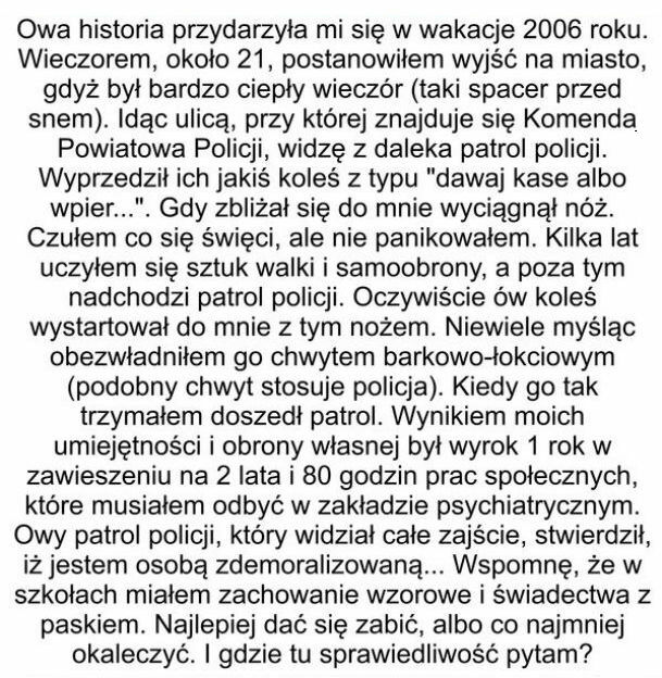 Gdzie tu sprawiedliwość?!