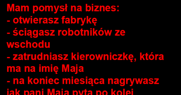 Pomysł na biznes 