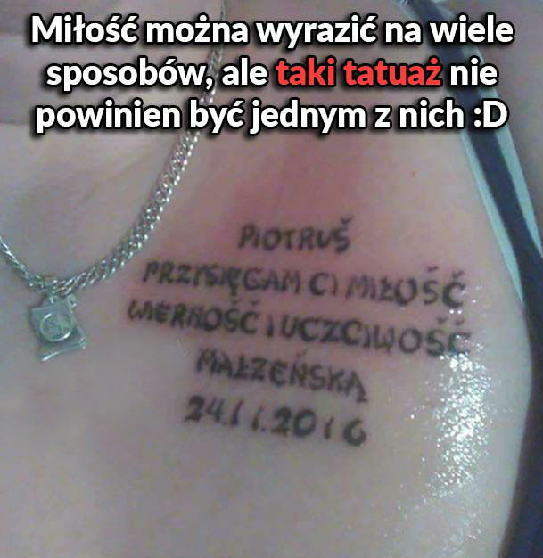 To nie był dobry pomysł... 