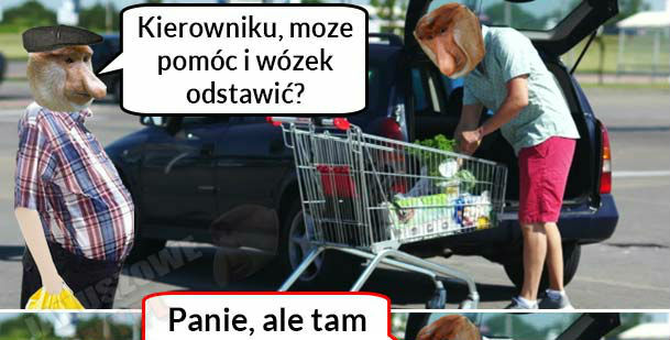 Janusz pod supermarketem 