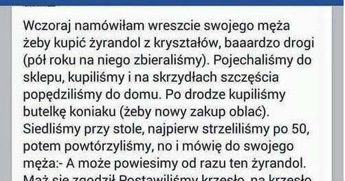 Nowy żyrandol