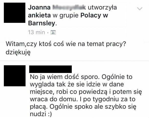 Praca ogólnie spoko, ale...