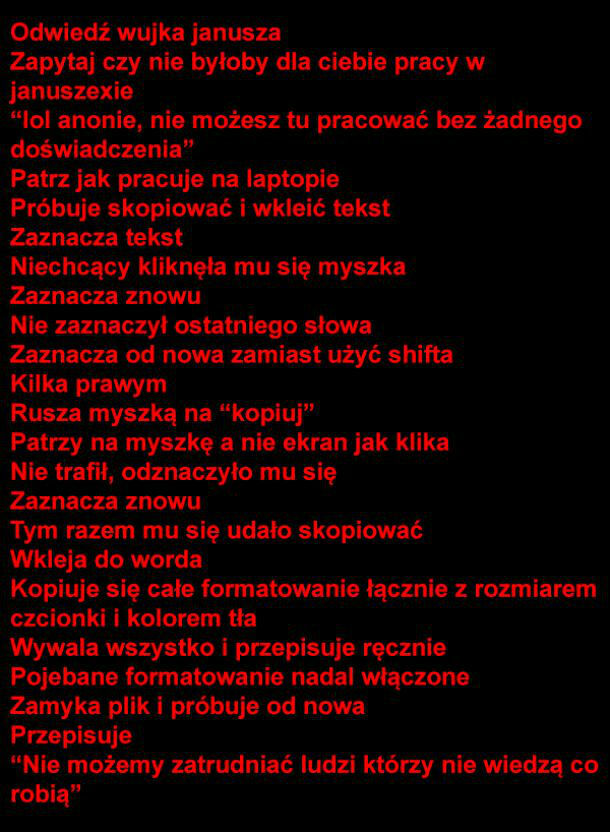 Praca u wujka 