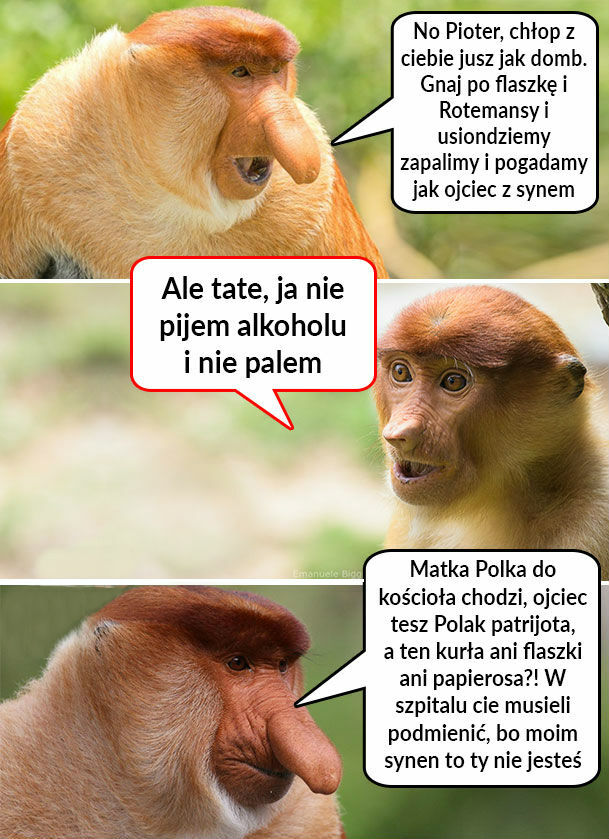 Kiedy Janusz chce się napić z synem :D 