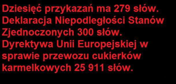 Tymczasem w Unii Europejskiej... 