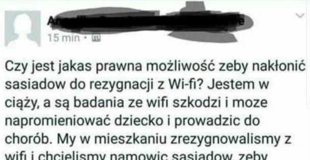 Rezygnacja z Wi-Fi