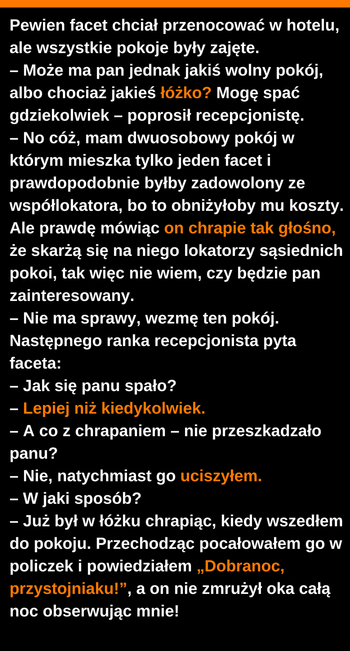 Sposób na chrapanie 
