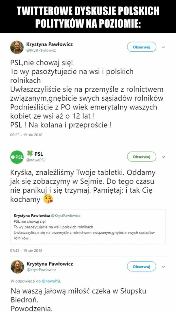 Nasi politycy jak zawsze w formie :D 