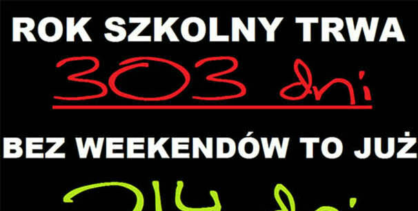 Małe pocieszenie dla uczniów 