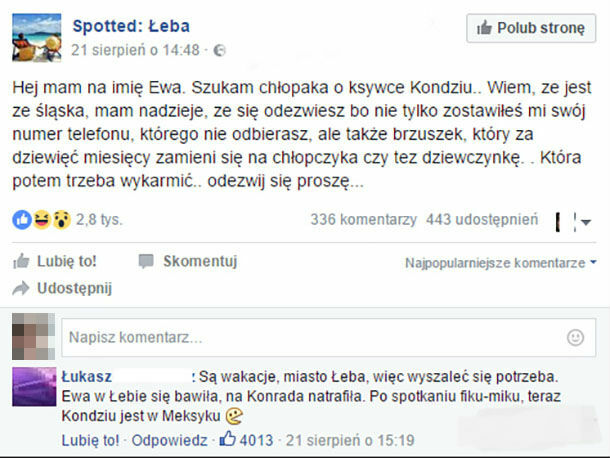 Są wakacje, miasto Łeba... :D 