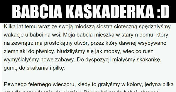 Babcia kaskaderka 