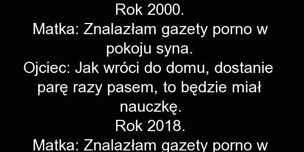 Świerszczyki - rok 2000 vs 2018 
