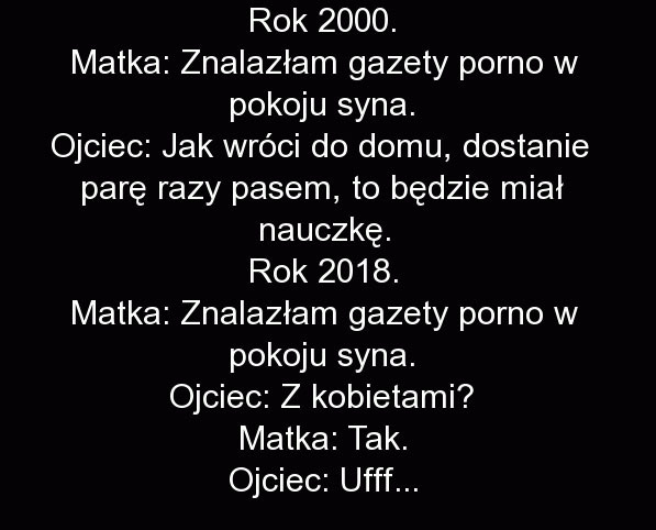 Świerszczyki - rok 2000 vs 2018 