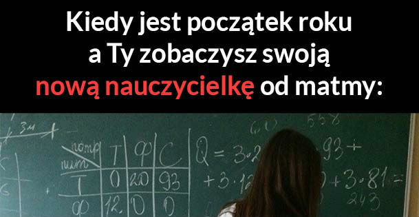 Nauczycielka od matmy
