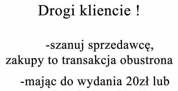 Apel sprzedawców 