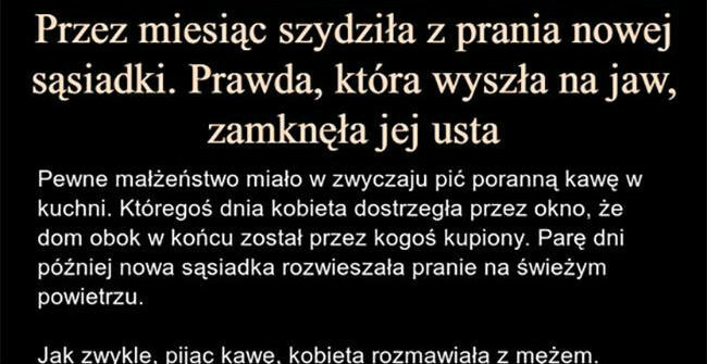 Prawda zamknęła jej usta