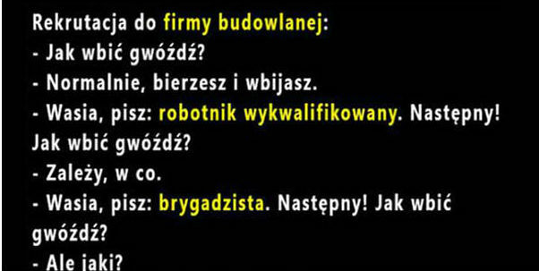 Taka rekrutacja 