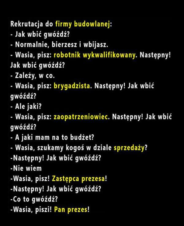 Taka rekrutacja 