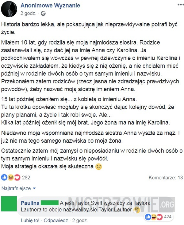 Imiona w rodzinie 
