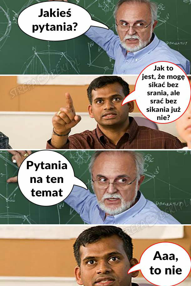 Ktoś zna odpowiedź? 