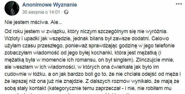 Nie jestem mściwa, ale...