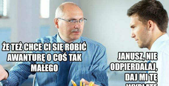 Praca u Janusza 