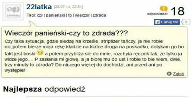 Czy to zdrada? :D 