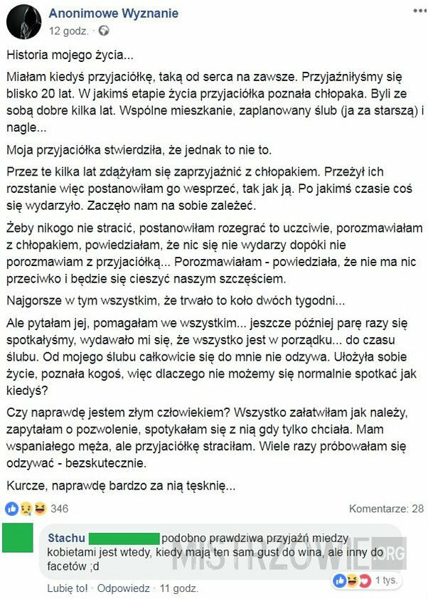 Prawdziwa przyjaźń między kobietami 