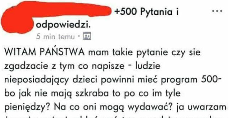 Patologiczny pomysł...