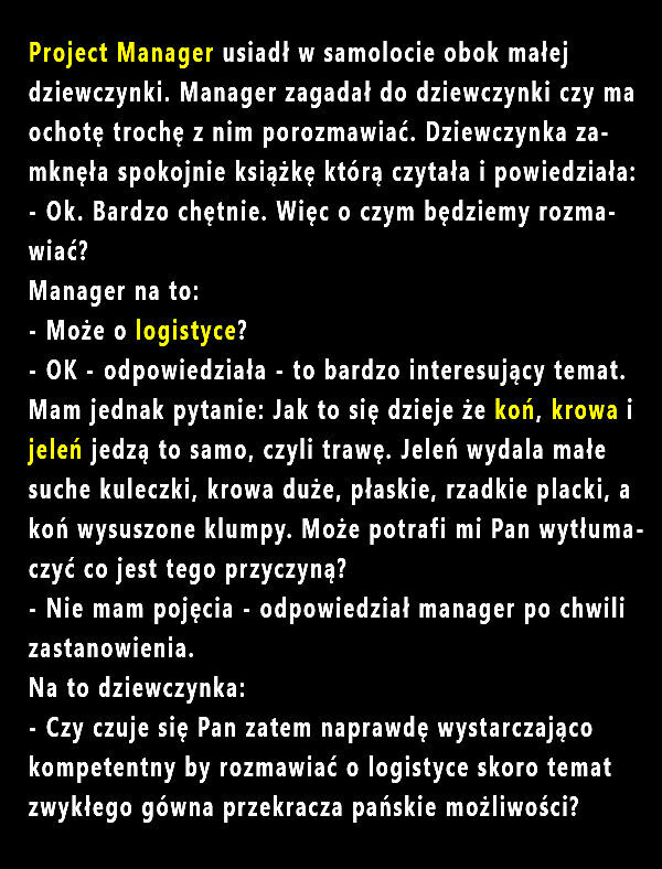 Brak mu kompetencji