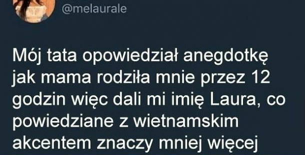Kiedy Twoje imię, to żart...