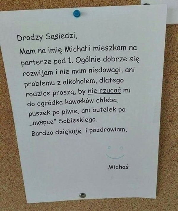 Apel do sąsiadów 