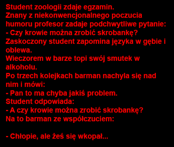 Student z problemem 