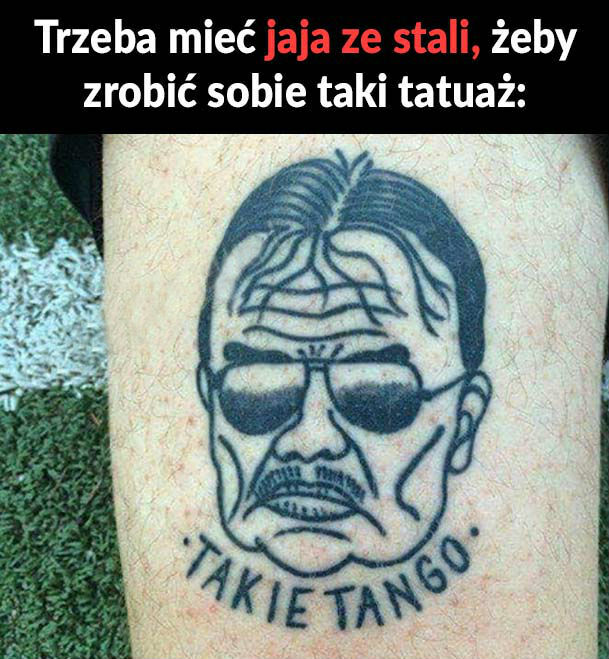 Facet ma jaja ze stali 
