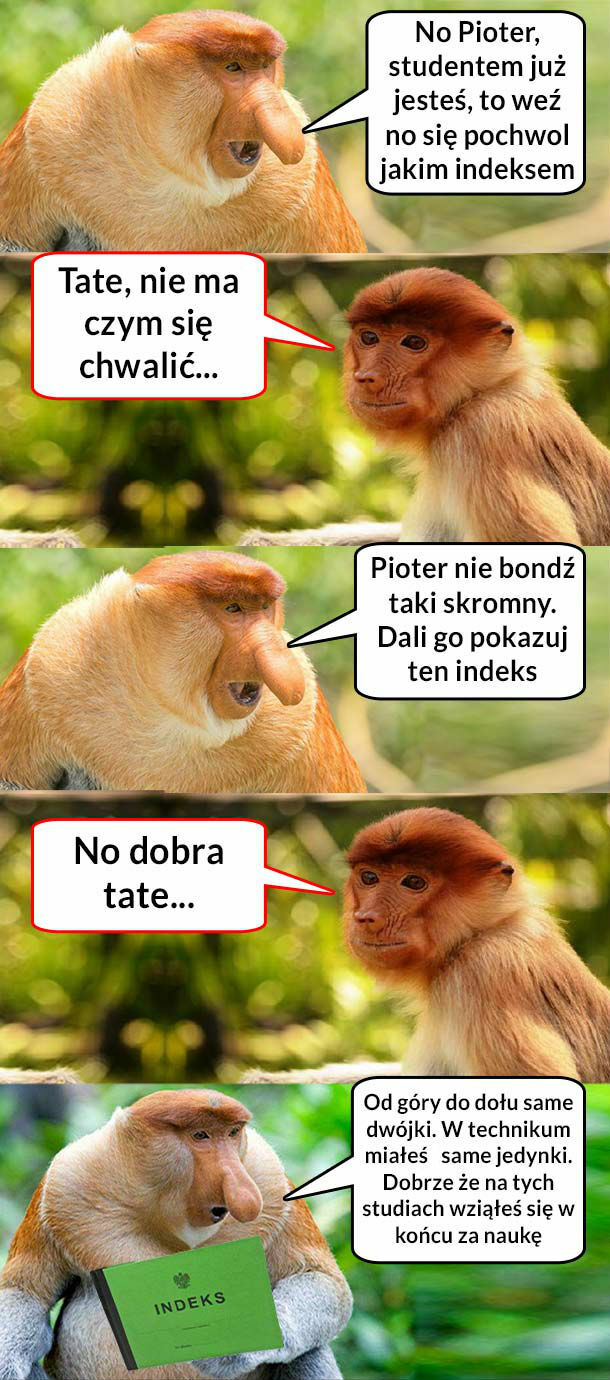 Pioter na studiach 