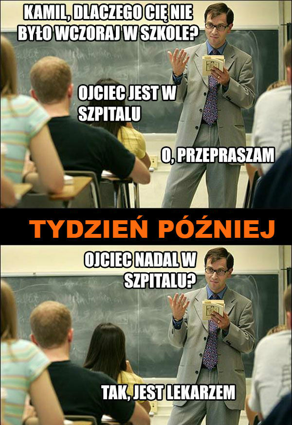Ojciec w szpitalu 