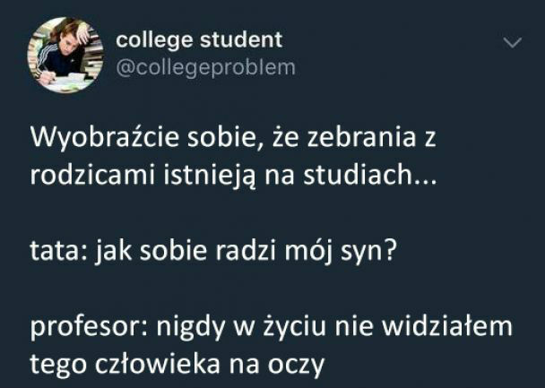Zebrania na studiach
