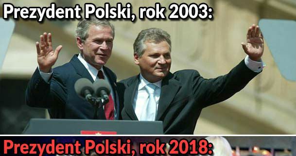Prezydent kiedyś i dziś 